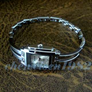 New Slim Bracelet Bangle Lady/Women Ouartz Watch Silver  