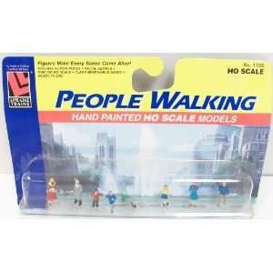   Like 1188 HO Scale Hand Painted Figures (People Walking): Toys & Games