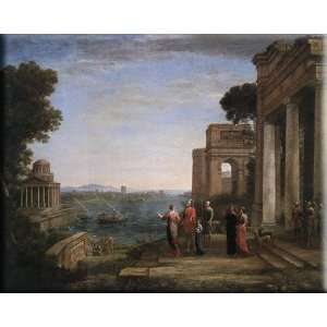  Aeneas Farewell to Dido in Carthage 16x13 Streched Canvas 