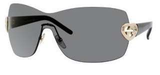 New Gucci 4200 BKSP9 Shiny Black Grey Sunglasses in Original Case 