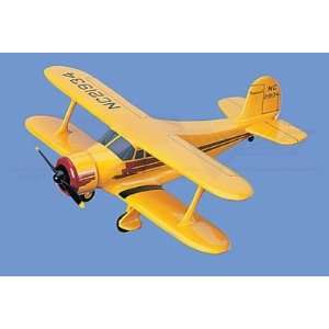  Beech  Model 17 Staggerwing,  Yellow w/ Red Trim 
