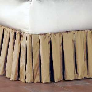   Serico Bedskirt   Off White, King, Pleated   Frontgate