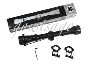 AIRSOFT 3 9X32 MAGNIFY SCOPE FIT ALL RIFLE RAIL W/ KIT  