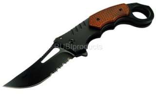   HOOK Blade Spring Assisted Pocket Knife SET 440 Steel PK68\70  