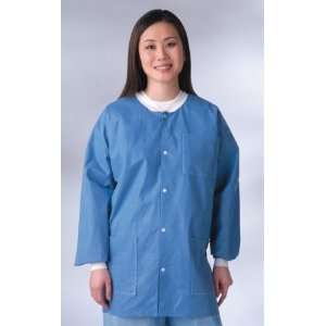  Medline Antistatic Classic Lab Jackets   White, Latex Free 