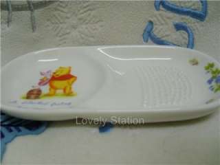 Disney Winnie The Pooh & Piglet Sauce Pottery Dish  001  
