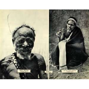  1939 Print South African Native People Tribe Swaziland 