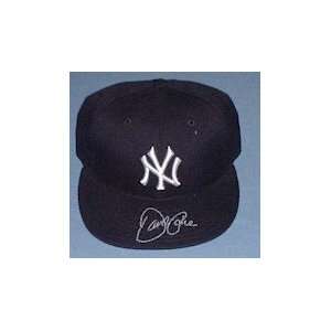  David Cone Autographed Yankee Cap: Sports & Outdoors