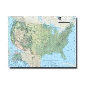  Physical Map Of United States Ngs Atlas Of The World 