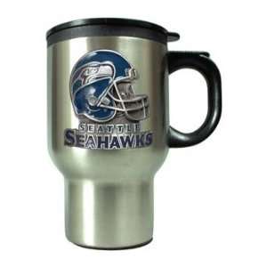  SEATTLE SEAHAWKS Stainless Steel Travel Mugs: Home 