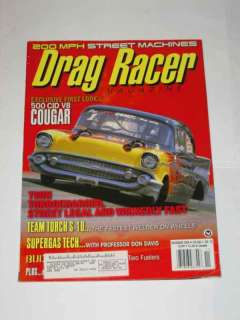 Drag Racer Magazine November 2000 500 CID V8 Cougar  