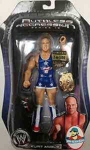 WWE RUTHLESS AGGRESSION LE 1 OF 500 KURT ANGLE RA 19 MOC ECW IN STOCK 