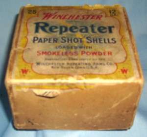 Empty 2 Piece Winchester Repeater Shotshell Box  