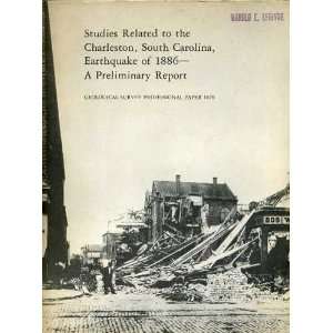 Studies related to the Charleston, South Carolina, Earthquake of 1886 