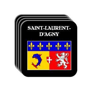 Rhone Alpes   SAINT LAURENT DAGNY Set of 4 Mini Mousepad Coasters