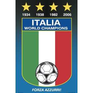  Italy National Soccer Team Poster