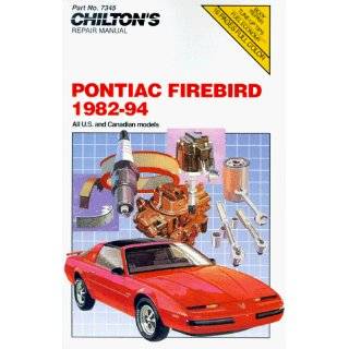 Pontiac Firebird, 1982 94 (Chilton Model Specific Automotive Repair 