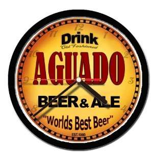  AGUADO beer and ale wall clock: Everything Else