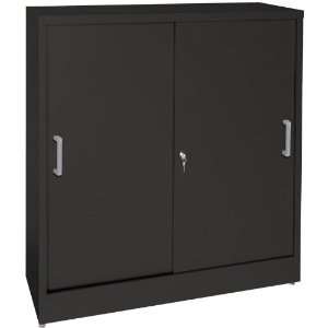   36inW x 18inD x 42inH Sliding Door Storage Cabinet