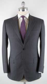 New $5850 Cesare Attolini Gray Suit 42/52  