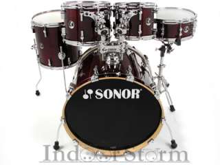 Sonor Force 3007 Stage 2 Maple Drum Set Red Maple  