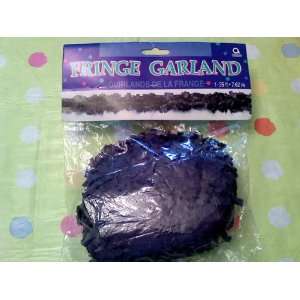  Fringe Garland in Black 25 Ft Long Very Hard to Find 