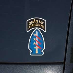    Army Vietnam   Special Forces Airborne Advisor 3 DECAL Automotive