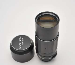 Pentax SMC Takumar 200mm 4.0 lens in M42 screw mount. Excellent 