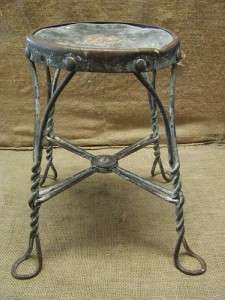Vintage Ice Cream Chair Stool > Antique Old Stools 6359  