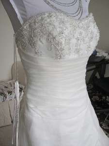 BNWT BRAND NEW Victorias Bridal 642 67142 Wedding Dress Gown size 10 
