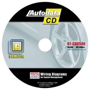   Diagram CD Domestic 2007 (ADT07 CDX540) Category: Auto Repair Manuals