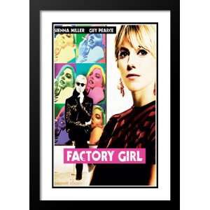  Factory Girl 20x26 Framed and Double Matted Movie Poster 