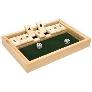  Schylling Bamboo Shut The Box Game: Toys & Games