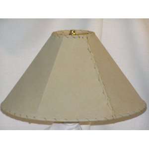  Southwest Leather Lamp Shade   16 Natural Pig Skin