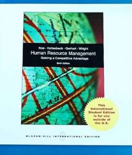   Resource Management Noe Hollenbeck Gerhart Wright INTERNATIONAL 6th Ed