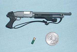 Miniature 1/6th Scale M870 w/tac light Shotgun  