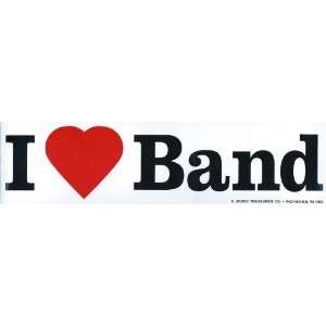  I Love Band Bumper Sticker: Health & Personal Care