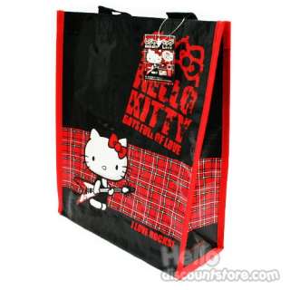Sanrio Hello Kitty Reusable Shopping Bag  I Love Rocks  
