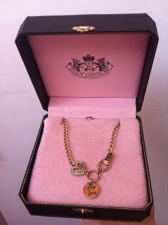 Juicy Couture Love Luck Charm Necklace  
