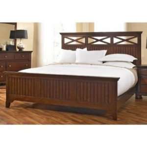  Crossroads King Panel Bed (1 BX  4110 258, 1 BX  4110 259 