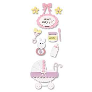   Jolees Dimensional Stickers, Sweet Baby Girl: Arts, Crafts & Sewing