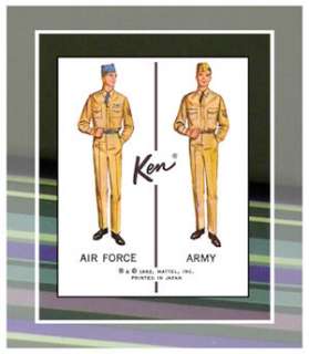 Ken Army & Air Force Full Color Poster #797 REPRO  