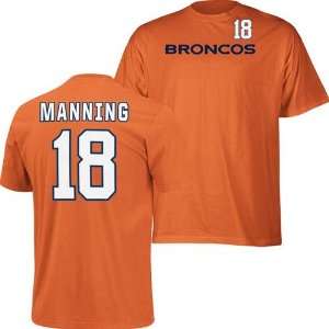  Denver Broncos Peyton Manning #18 Juvenile Name & Number T 