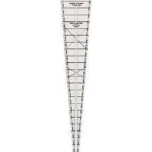  RU189 9 Degree Circle Wedge Ruler by Doheny Publications 