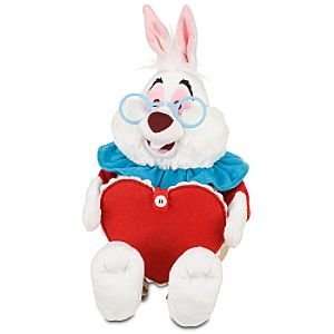  Disney Valentines Day White Rabbit Plush    11 Toys 