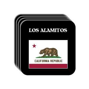 US State Flag   LOS ALAMITOS, California (CA) Set of 4 Mini Mousepad 