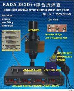 862 BGA SMD IRDA Infrared Air Electric Rework Station  