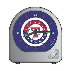    Wincraft Texas Rangers Travel Alarm Clock: Sports & Outdoors