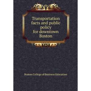  facts and public policy for downtown Boston: Boston College 