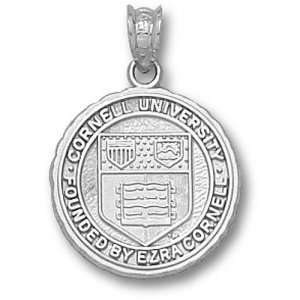Cornell University Seal 5/8 Pendant (Silver)  Sports 